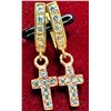 Image 5 : 10k (1.38g), CZ Earrings