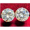 Image 2 : 14k (0.62g), Moissanite (1.5ct) Earrings