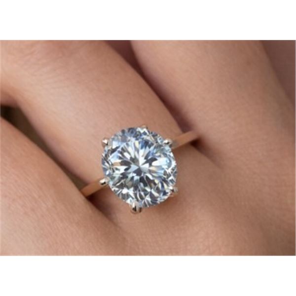 10K  YG (2g), Lab Diamond (1.05ct) Ring Size 4.5, Classic Design