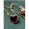 Image 2 : 10K YG, Garnet (1.75ct) Handcrafted in Canada, Heart Design