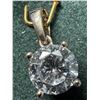 Image 1 : 10K, Lab Diamond Pendant (1ct)
