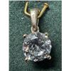 Image 2 : 10K, Lab Diamond Pendant (1ct)