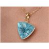 Image 1 : 10K YG, Blue Topaz (~5ct)