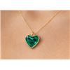 Image 1 : 10K YG, Lab Emerald (1.7ct)