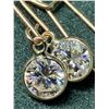 Image 1 : 10k (0.4g), Moissanite (0.9ct) Earrings