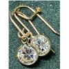 Image 2 : 10k (0.4g), Moissanite (0.9ct) Earrings