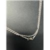 Image 2 : Sterling Silver (7.2g) 24in Chain, Rhodium Plated