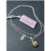 Image 3 : Sterling Silver (3.34g) 17 " Necklace, Rhodium Plated, Two-Tone