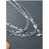Image 4 : Sterling Silver (8.6g) 24in Italian Rhodium Chain