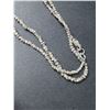 Image 1 : Silver Natural Diamond (Rough Diamond Bead) (11.93ct) Necklace