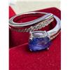 Image 2 : Silver Sapphire Ring