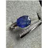 Image 3 : Silver Sapphire Ring