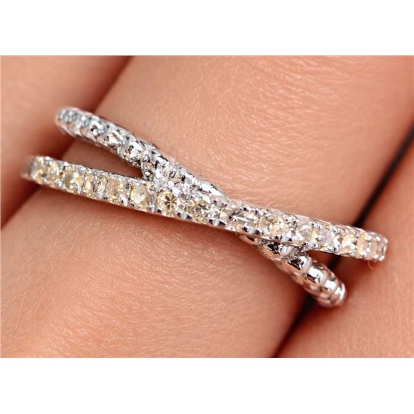 14k (2.85g), Natural Diamond (0.17ct) Ring, Size 6.5