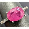 Image 4 : Silver (2.65g), Genuine Ruby (2ct) Ring