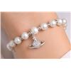Image 1 : Fresh Water Pearl : Made in Silver 7-8.5" Bracelet Flexible