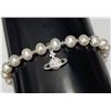 Image 2 : Fresh Water Pearl : Made in Silver 7-8.5" Bracelet Flexible