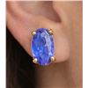 Image 1 : Silver Genuine Sapphire (0.3ct) Earrings