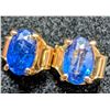 Image 3 : Silver Genuine Sapphire (0.3ct) Earrings