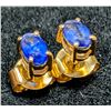 Image 5 : Silver Genuine Sapphire (0.3ct) Earrings