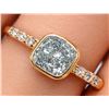 Image 1 : 10k (1.49g), Lab Diamond (1+0.06ct) Ring, Size 7
