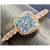 Image 4 : 10k (1.49g), Lab Diamond (1+0.06ct) Ring, Size 7