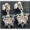 Image 2 : 10k (1.72g), Flower Earrings