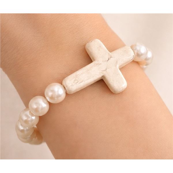 Genuine Fresh Water Pearl Bracelet Flexible