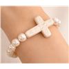 Image 1 : Genuine Fresh Water Pearl Bracelet Flexible