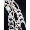 Image 5 : Silver (38g), Men's Heavy Rhodium Plated Italian Chain 24"