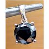 Image 3 : 10k (0.69g), Black Diamond (1ct) Pendant