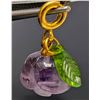Image 2 : Genuine carved Amethyst Rose 2.3g Pendant