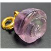 Image 3 : Genuine carved Amethyst Rose 2.3g Pendant