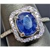 Image 4 : Silver (3.56g), Genuine Sapphire (1.5ct) Ring
