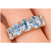Image 1 : 10k (2.23g), Natural Sapphire (app 3ct) Ring, Size 6.25