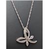 Image 4 : 14k (2.6g), Natural Diamond (0.03ct) Necklace 18"
