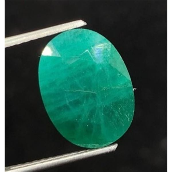 4.6 ct Certified Emerald Gemstone ($9,200 Appraisal) (Inv #SR011)