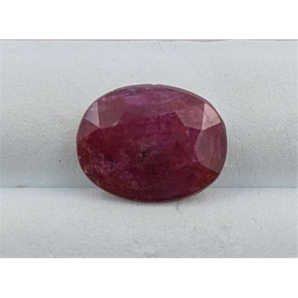 3.24 ct Certified Burmese Ruby Gemstone Untreated ($4,860 Appraisal) (Inv #SR012)