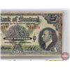 Image 3 : Bank of Montreal $5 Bill 1938 : Dodds-Gordon #576578