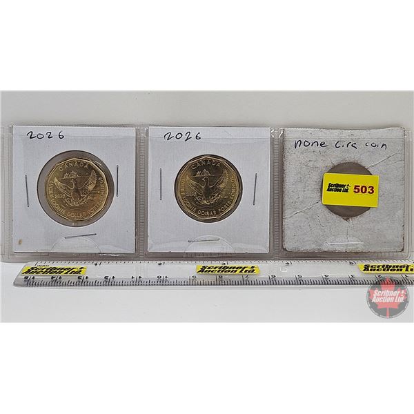 RCM Canada : 2026 Lucky Loonie (2) : Collector’s Edition Non-Circulation Coin : King Charle