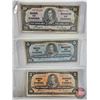 Image 4 : Bank of Canada Bills 1937 Coyne/Towers (7 Bills) : - $100 Bill #BJ4457780 - $50 Bill #BH4942195 - $2