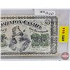 Image 3 : Dominion of Canada Twenty Five Cent "Shinplaster" 1870 : Dickinson/Harrington