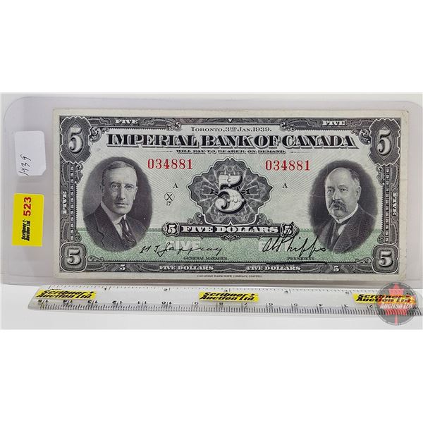Imperial Bank of Canada $5 Bill : #034881