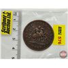 Image 1 : Bank of Upper Canada 1857 Bank Token One Penny