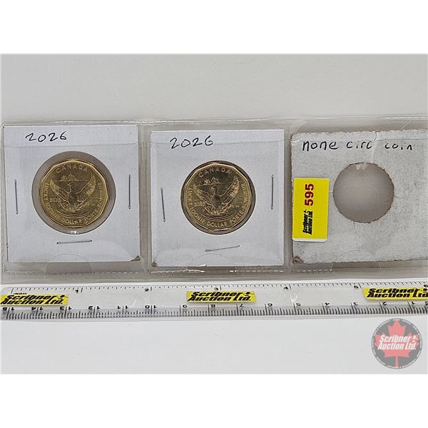 RCM Canada : 2026 Lucky Loonie (2) : Collector’s Edition Non-Circulation Coin : King Charle