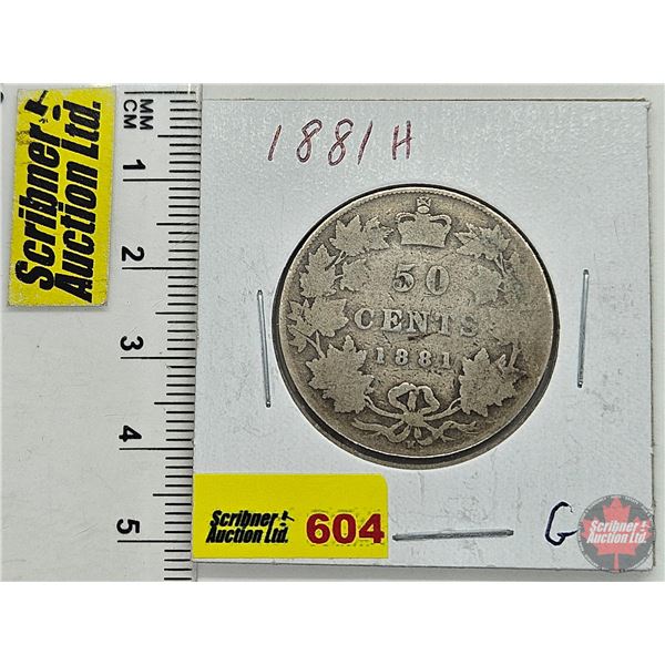 Canada Fifty Cent 1881H