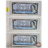 Image 2 : Canada $5 Bills 1954 (5 Sequential) : Beattie/Rasminsky #HX4705121-5125