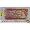 Image 1 : Canada $2 Bill 1974 "2-Digit RADAR" : Lawson/Bouey #AGF3336333