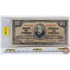 Image 1 : Bank of Canada $100 Bill 1937 : Gordon/Towers #BJ0011499