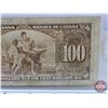 Image 6 : Bank of Canada $100 Bill 1937 : Gordon/Towers #BJ0011499