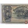 Image 2 : Dominion of Canada $1 Bill 1898 : ONEs Curved Outward : Courtney #389050
